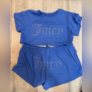 Juicy Couture Short Crop Pajama Set